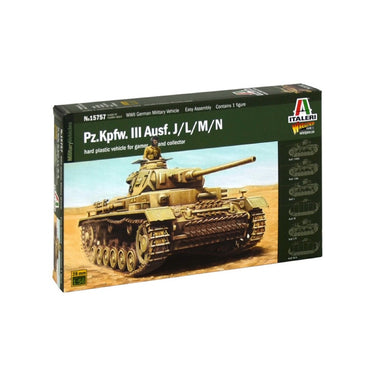 Italeri 25757 1/56 Pz.Kpfw. III Ausf. J/L/M/N